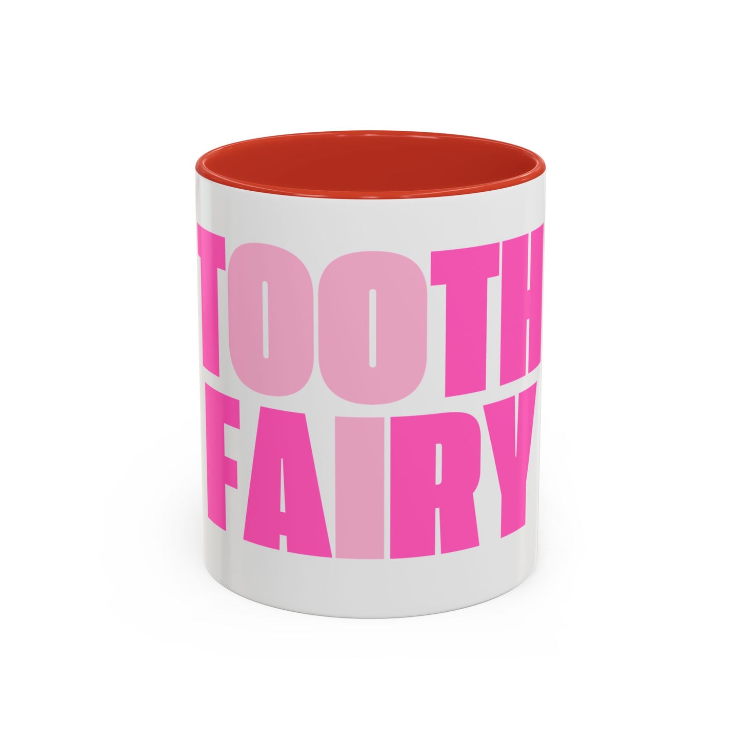 Tooth Fairy Mug for Superhero Parents - Coral Pink