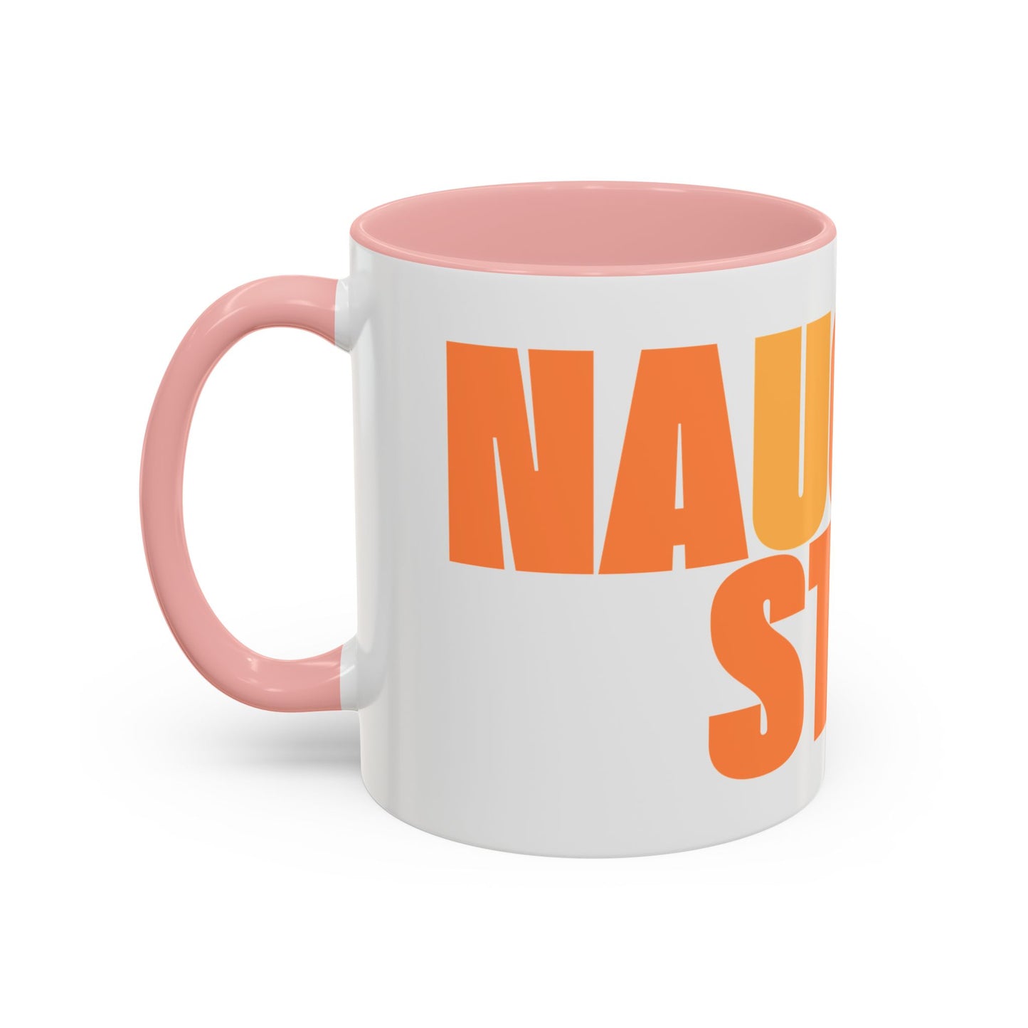 Funny Naughty Step Coffee Mug - Burnt Orange