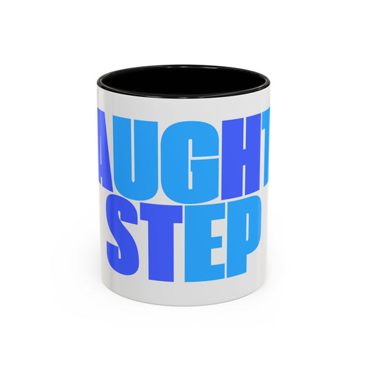 Funny Naughty Step Coffee Mug - Afina Blue