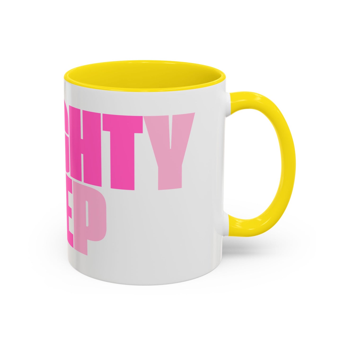 Funny Naughty Step Coffee Mug - Coral Pink