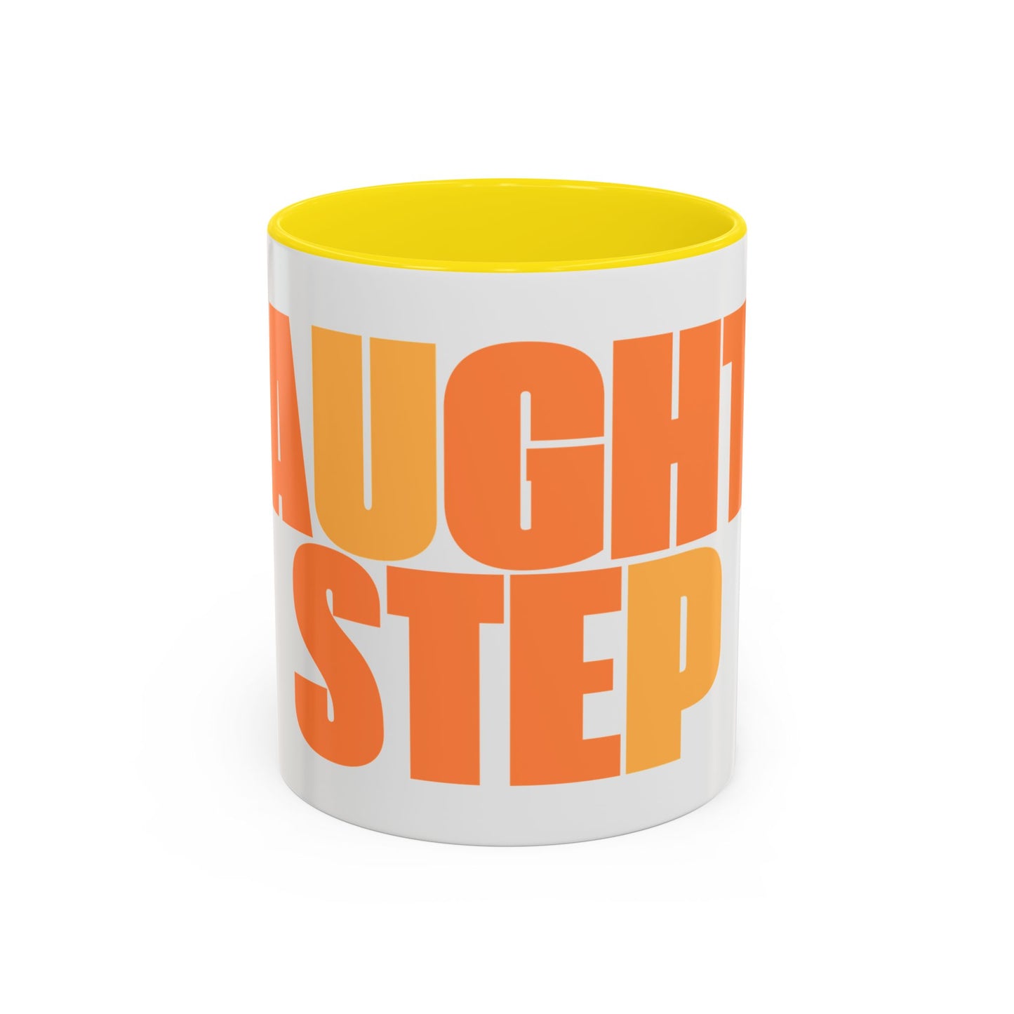 Funny Naughty Step Coffee Mug - Burnt Orange