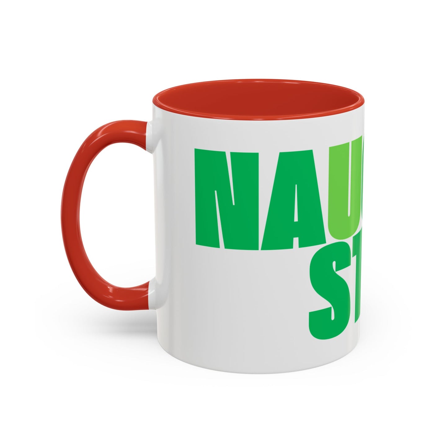 Funny Naughty Step Coffee Mug - Forest Green