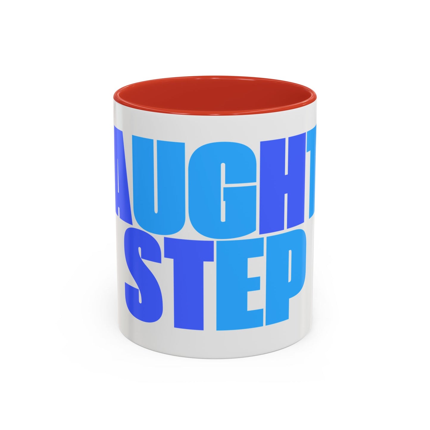 Funny Naughty Step Coffee Mug - Afina Blue