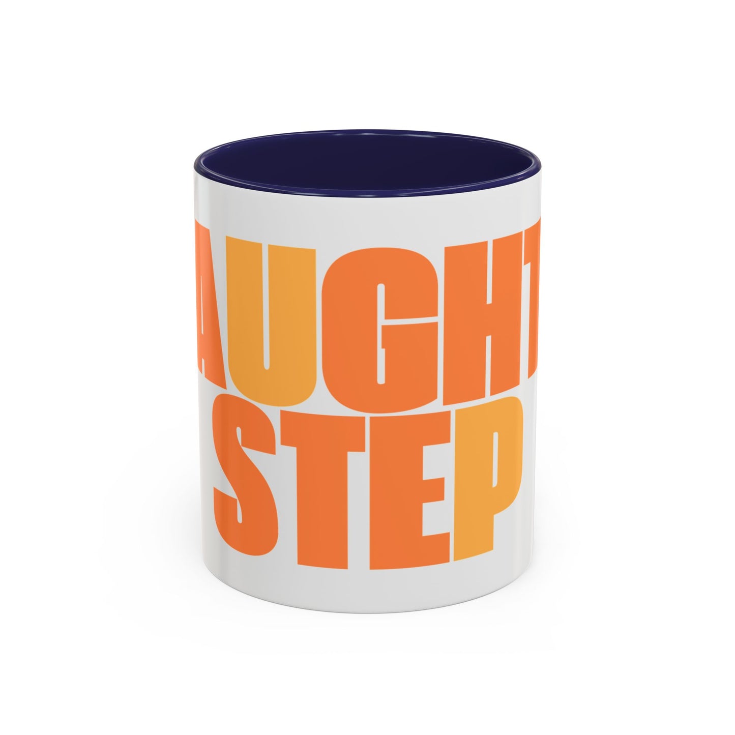 Funny Naughty Step Coffee Mug - Burnt Orange