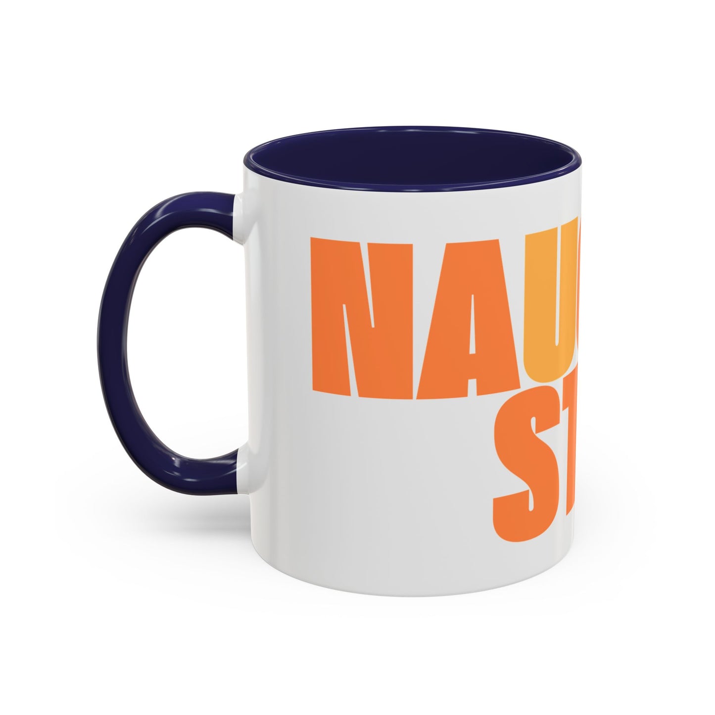 Funny Naughty Step Coffee Mug - Burnt Orange