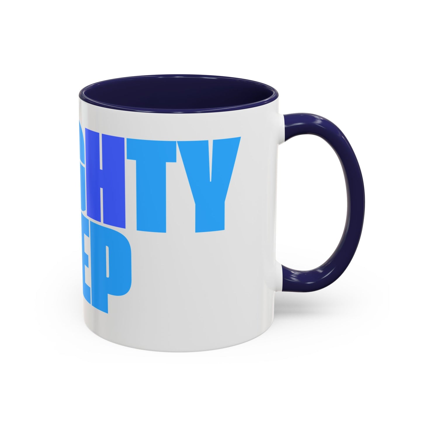 Funny Naughty Step Coffee Mug - Afina Blue