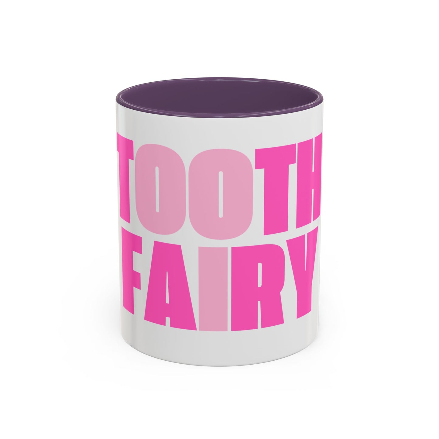 Tooth Fairy Mug for Superhero Parents - Coral Pink