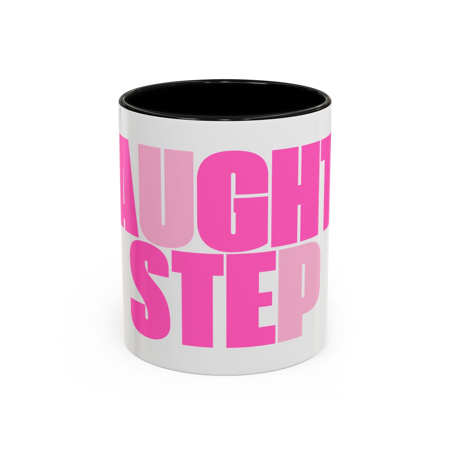 Funny Naughty Step Coffee Mug - Coral Pink