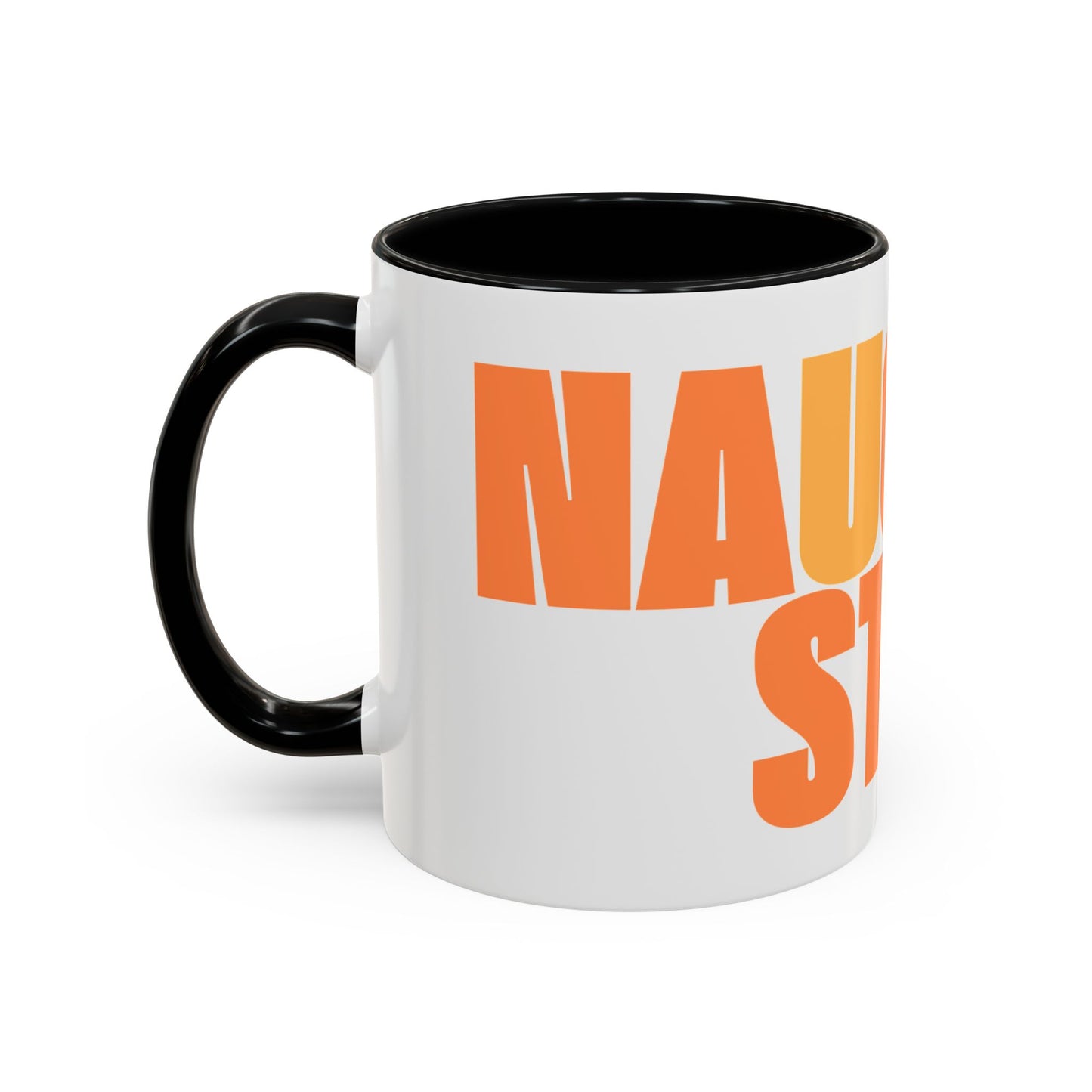 Funny Naughty Step Coffee Mug - Burnt Orange