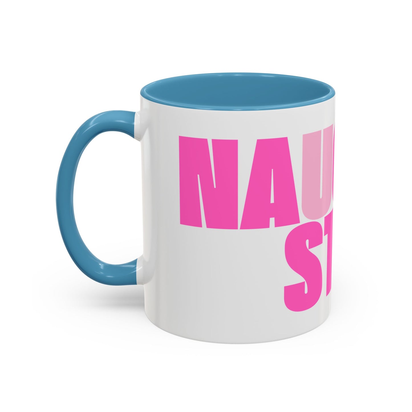 Funny Naughty Step Coffee Mug - Coral Pink