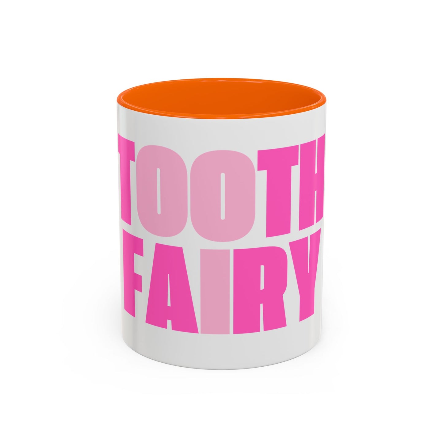 Tooth Fairy Mug for Superhero Parents - Coral Pink