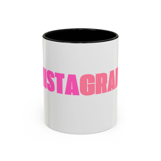 Instagran Coffee Mug for Glamourous Grandmas - Coral Pink