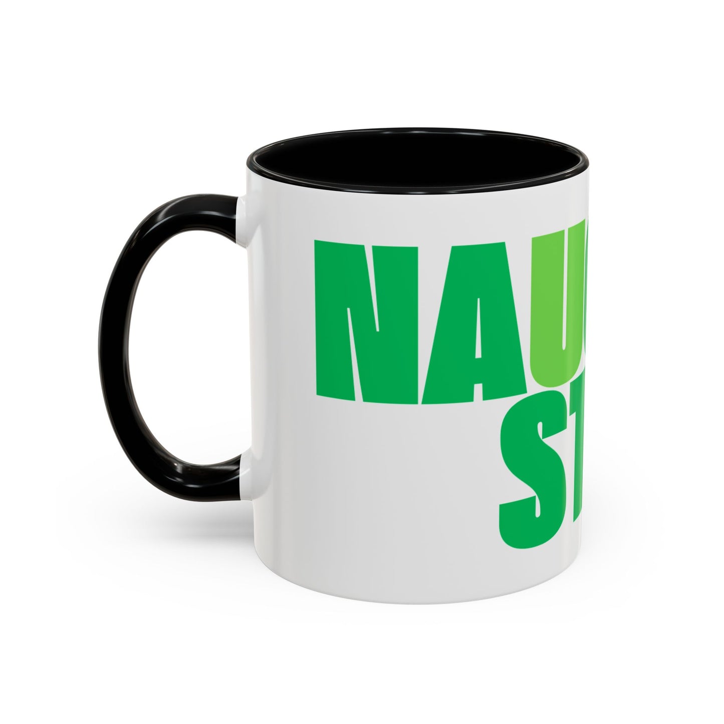 Funny Naughty Step Coffee Mug - Forest Green