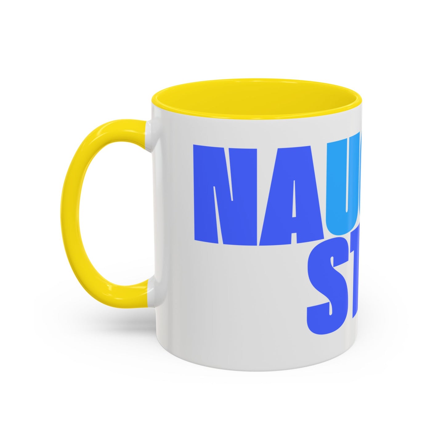 Funny Naughty Step Coffee Mug - Afina Blue