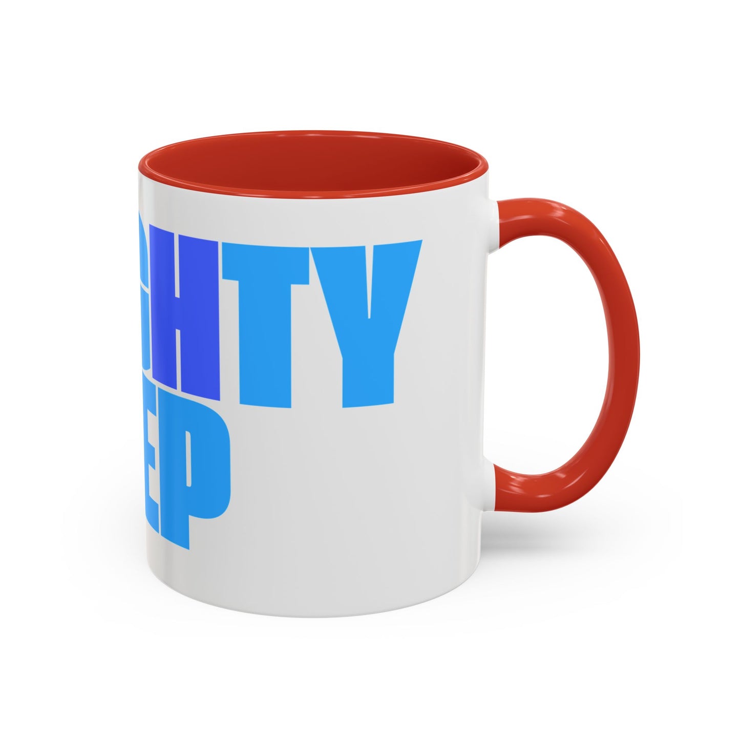 Funny Naughty Step Coffee Mug - Afina Blue