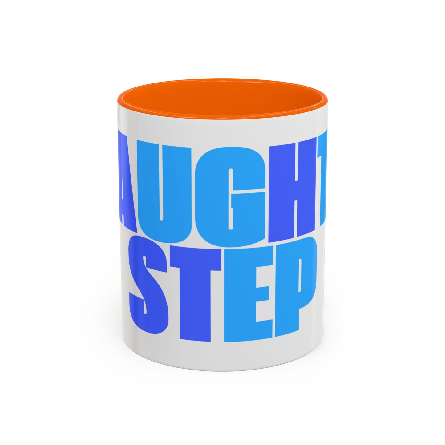 Funny Naughty Step Coffee Mug - Afina Blue