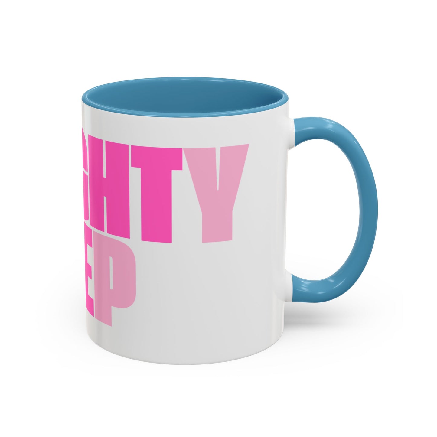 Funny Naughty Step Coffee Mug - Coral Pink