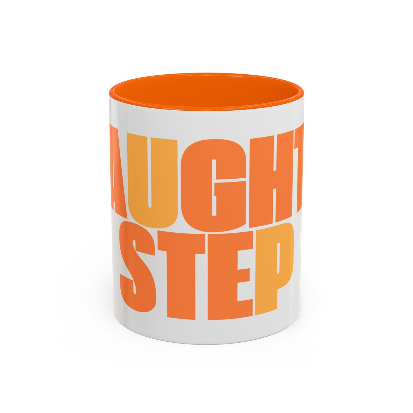 Funny Naughty Step Coffee Mug - Burnt Orange