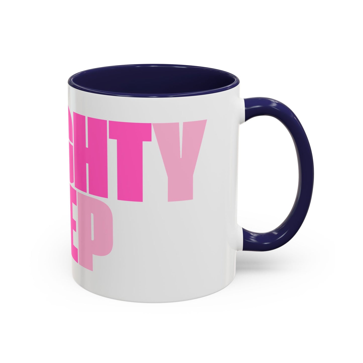 Funny Naughty Step Coffee Mug - Coral Pink