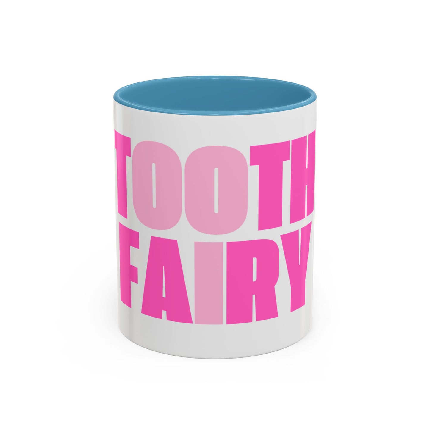 Tooth Fairy Mug for Superhero Parents - Coral Pink