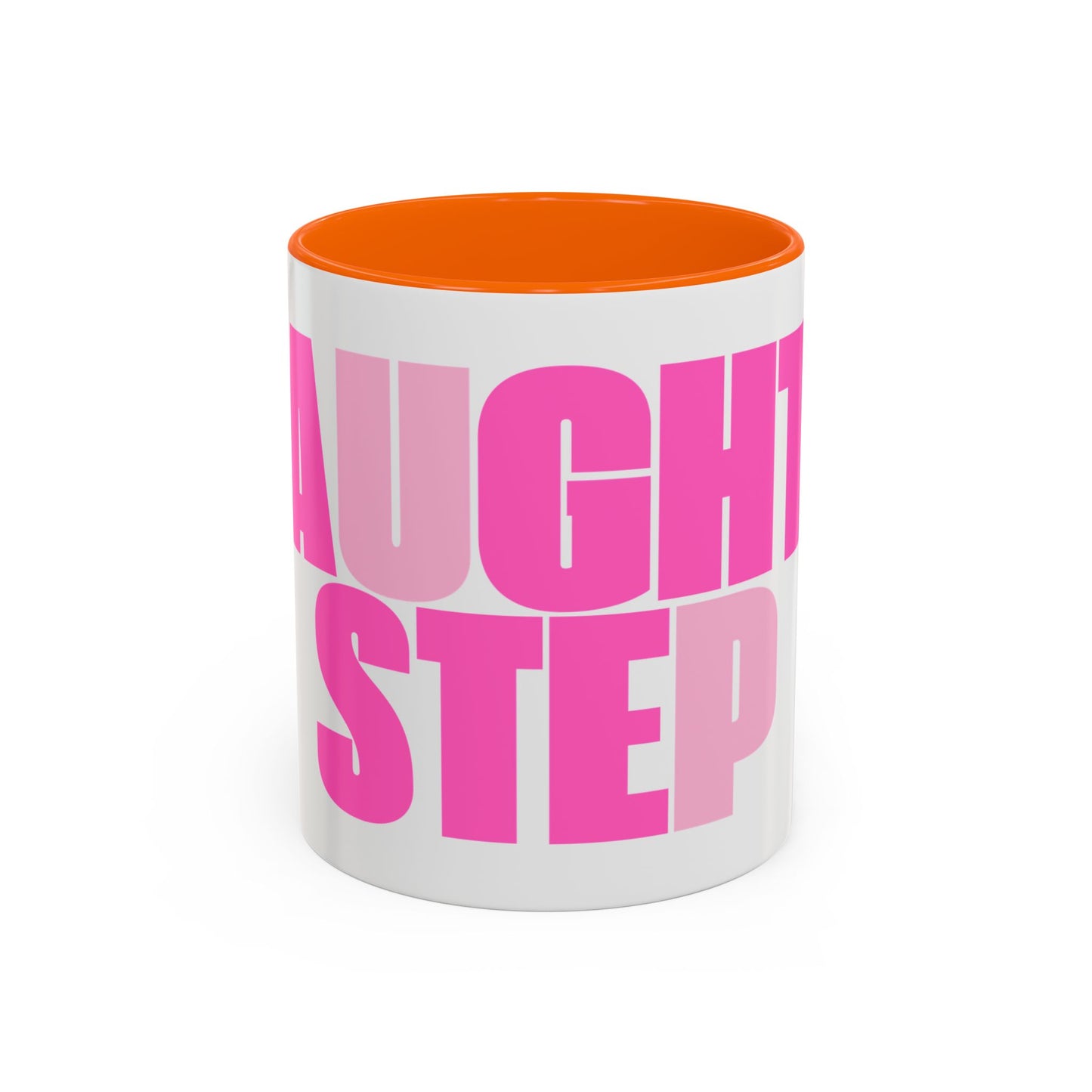 Funny Naughty Step Coffee Mug - Coral Pink