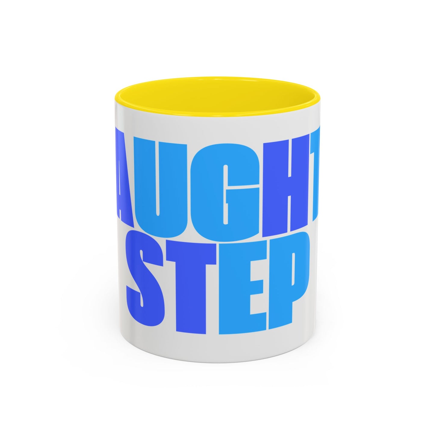 Funny Naughty Step Coffee Mug - Afina Blue